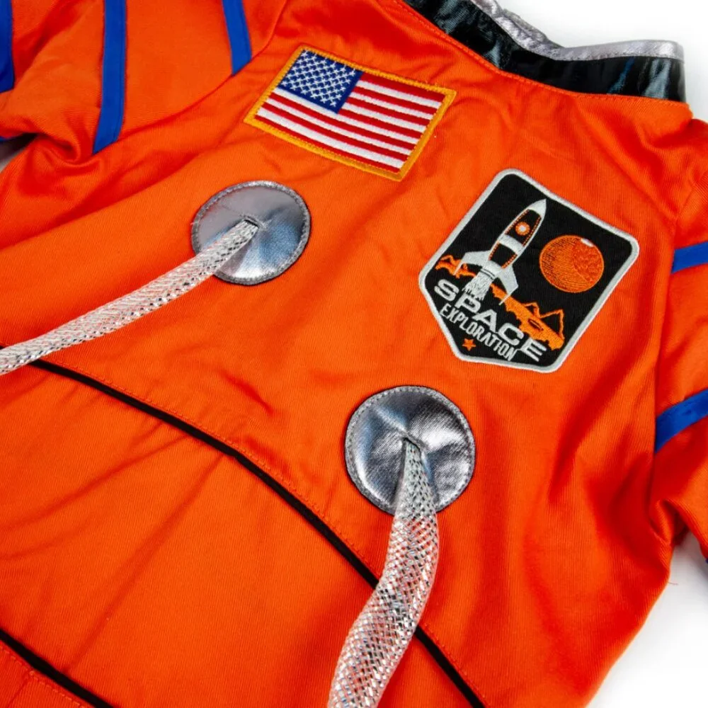 Teetot Astronaut Kids'/Childs' Halloween Jumpsuit/Costume Helmet Org/Blk Multi